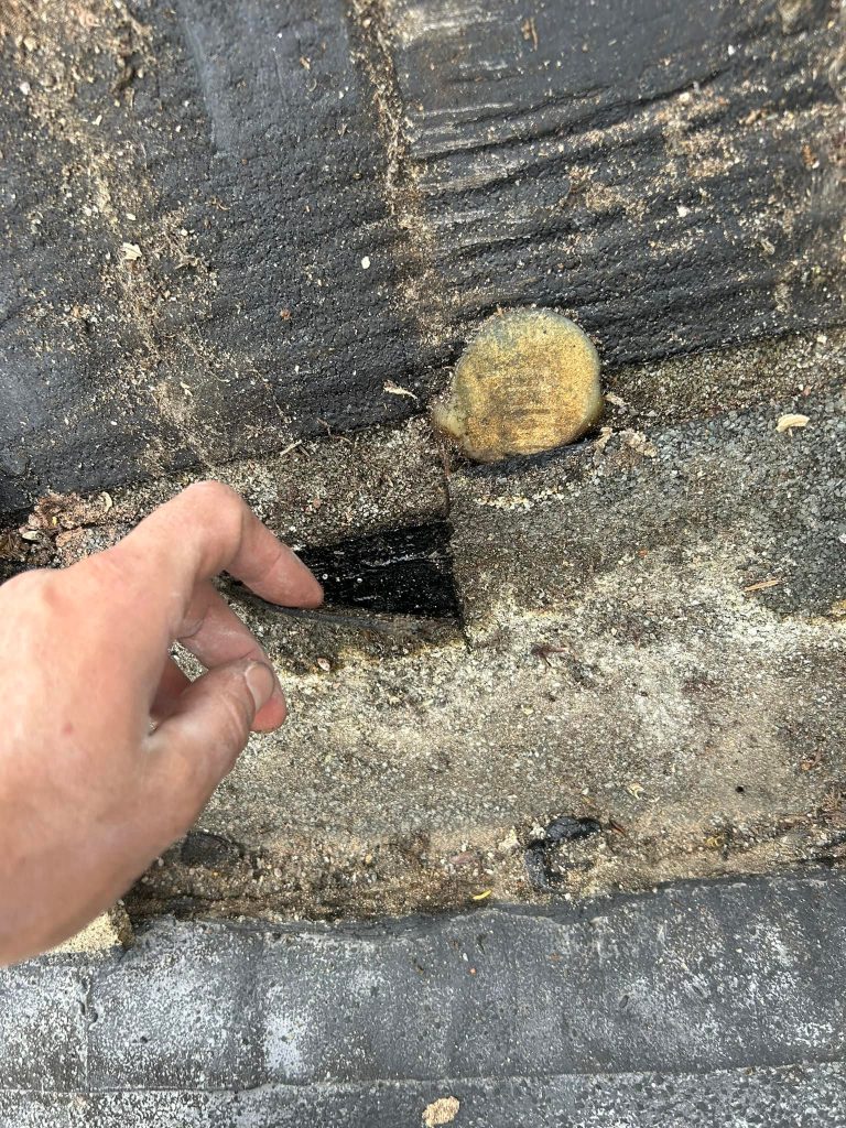 Roof repair needed for a hole in the roof of a home in ross-on-wye